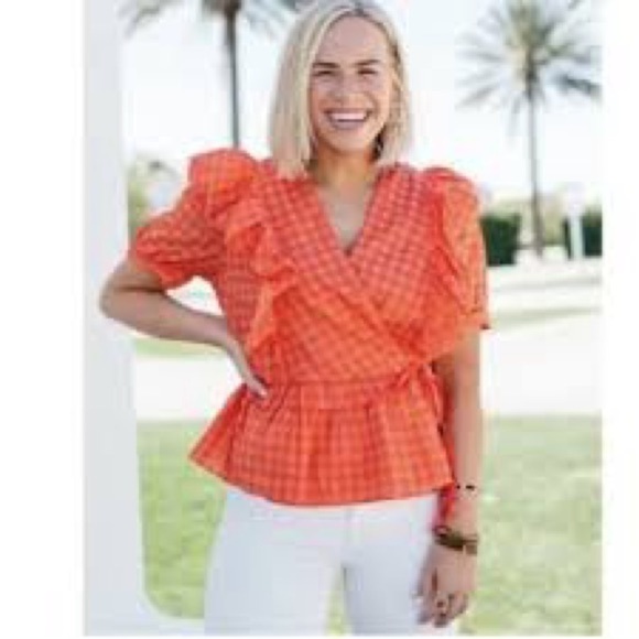 J. Crew Wrap Peplum Blouse - Picture 2 of 13